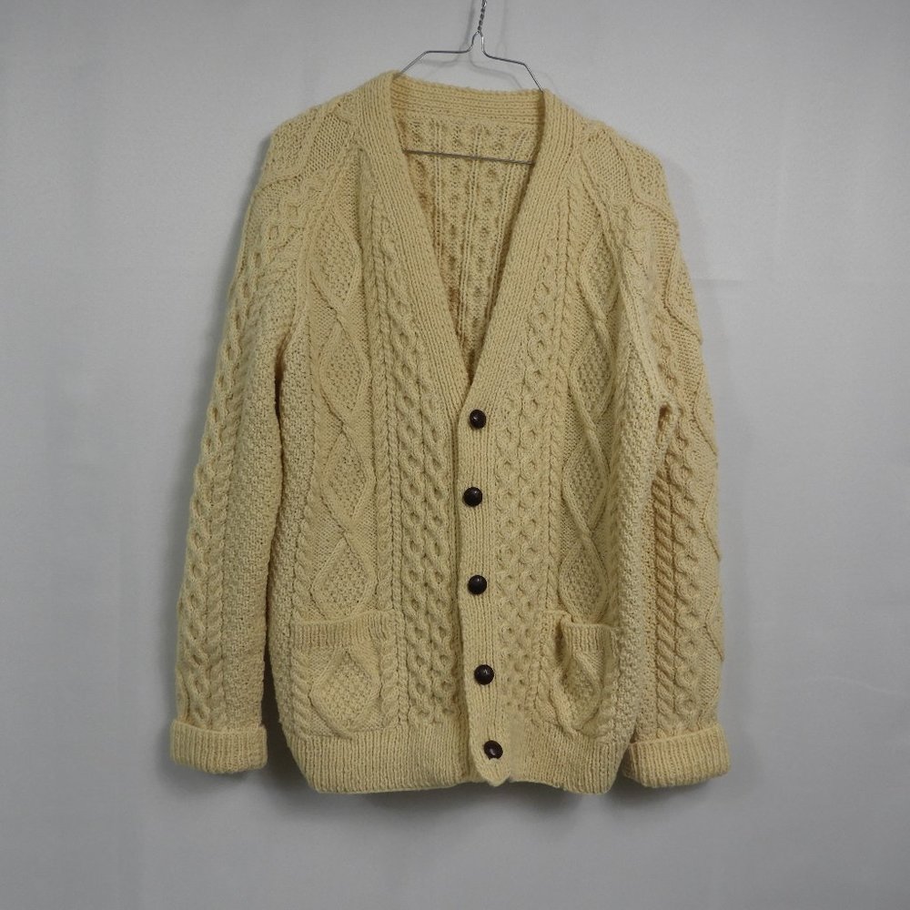 C505 Vintage Handmade Knitted Cardigan
